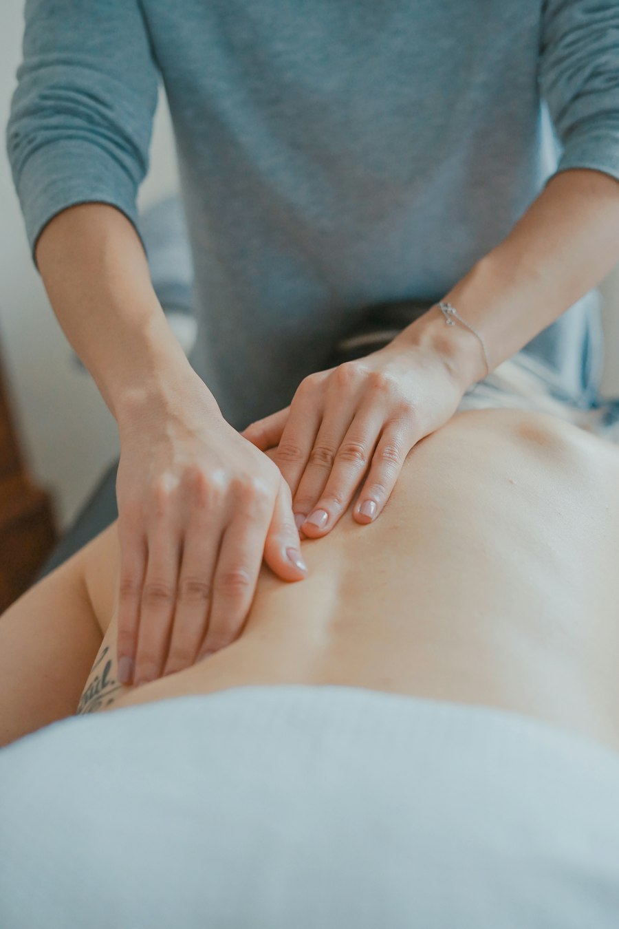 Therapeutic massage session at Day Spring Spa